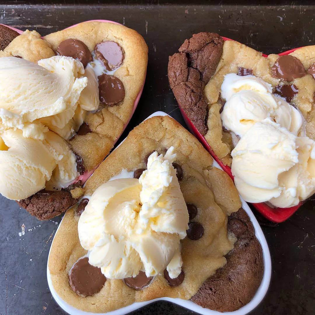 Triple Cookie Pizookies — Helping of Happiness